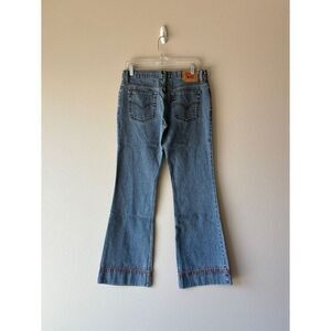 Levi's 514 y2k vintage wide leg low rise embroidered jeans